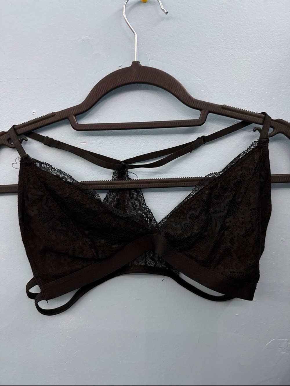 Essentials Black Lace Bralette - Women Intimates & Sleepwear